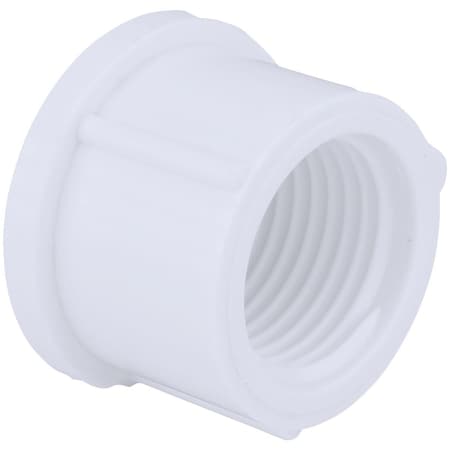 Charlotte Pipe And Foundry 4 In. FIP Schedule 40 Threaded PVC Cap PVC 02117  2400HA